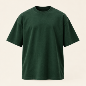 Forest green oversized T-shirt product placeholder