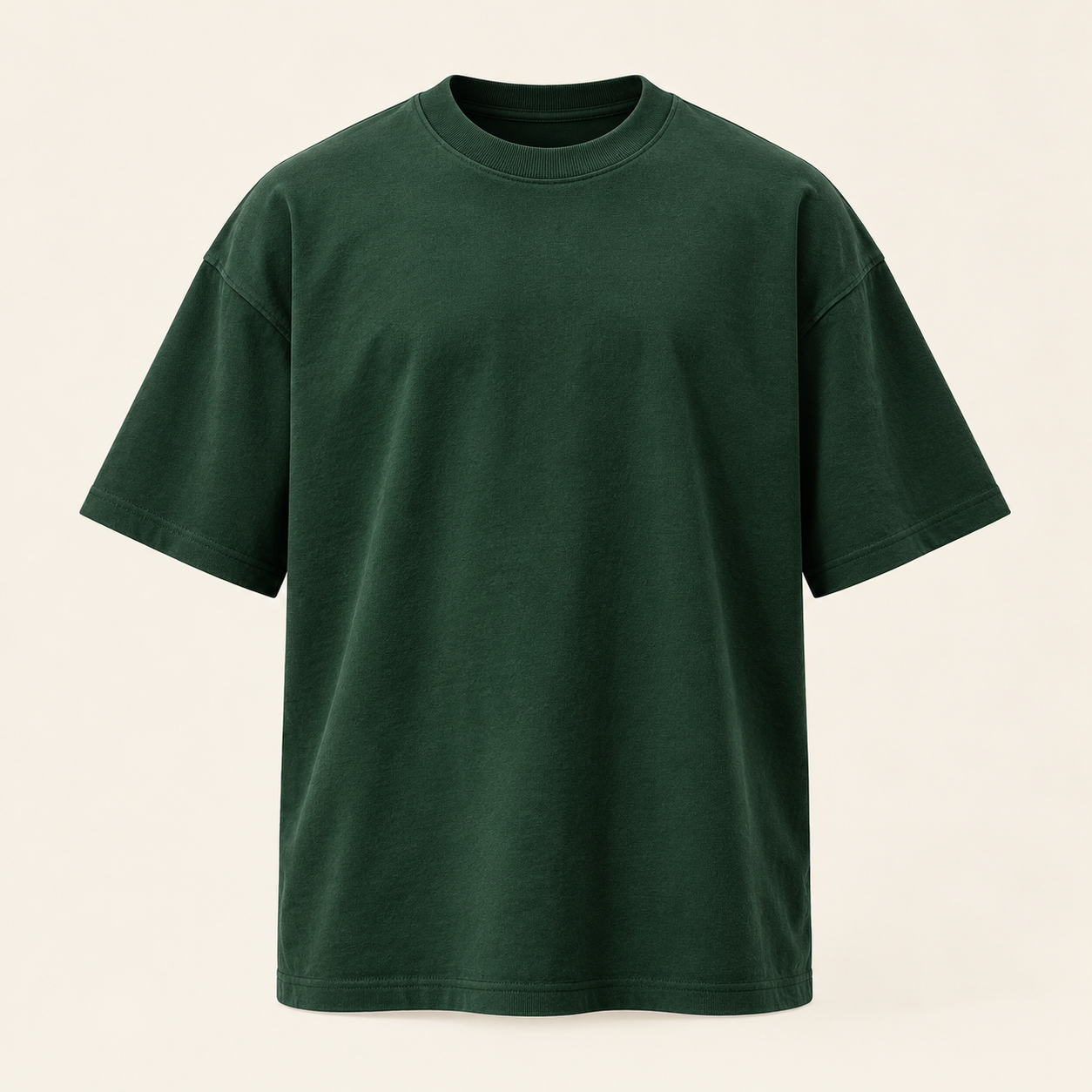 Forest green oversized T-shirt product placeholder